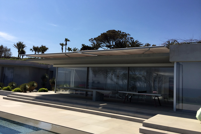 Réalisation pergola sur-mesure Golfe de Saint-Tropez — vue 2